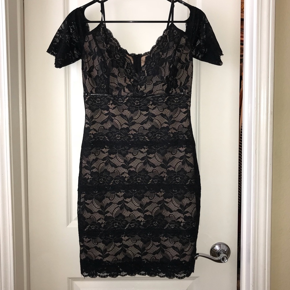 Marcy Off The Shoulder Lace Dress